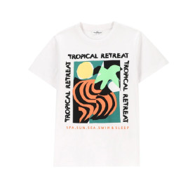 Coccodrillo Тениска Tropical story boy Junior WC5143205TBJ 128-164