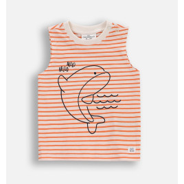 Coccodrillo Тениска Holiday splash boy Newborn WC5143301HBN 68-86