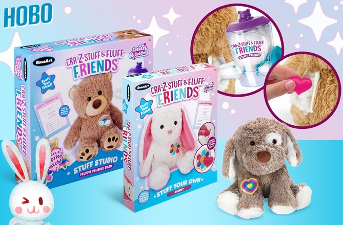 Ново! Cra-Z-Art! направи си сам плюшен приятел!