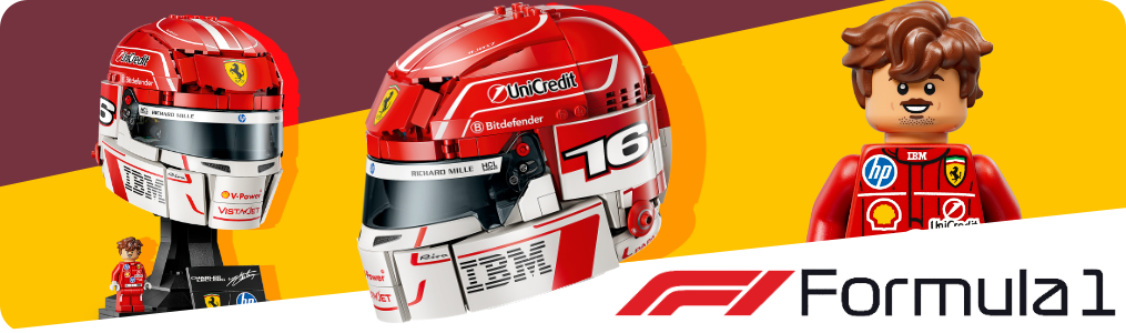 LEGO Editions Каска на Шарл Льоклер от Scuderia Ferrari
