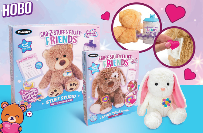 Ново! Cra-Z-Art! направи си сам плюшен приятел!